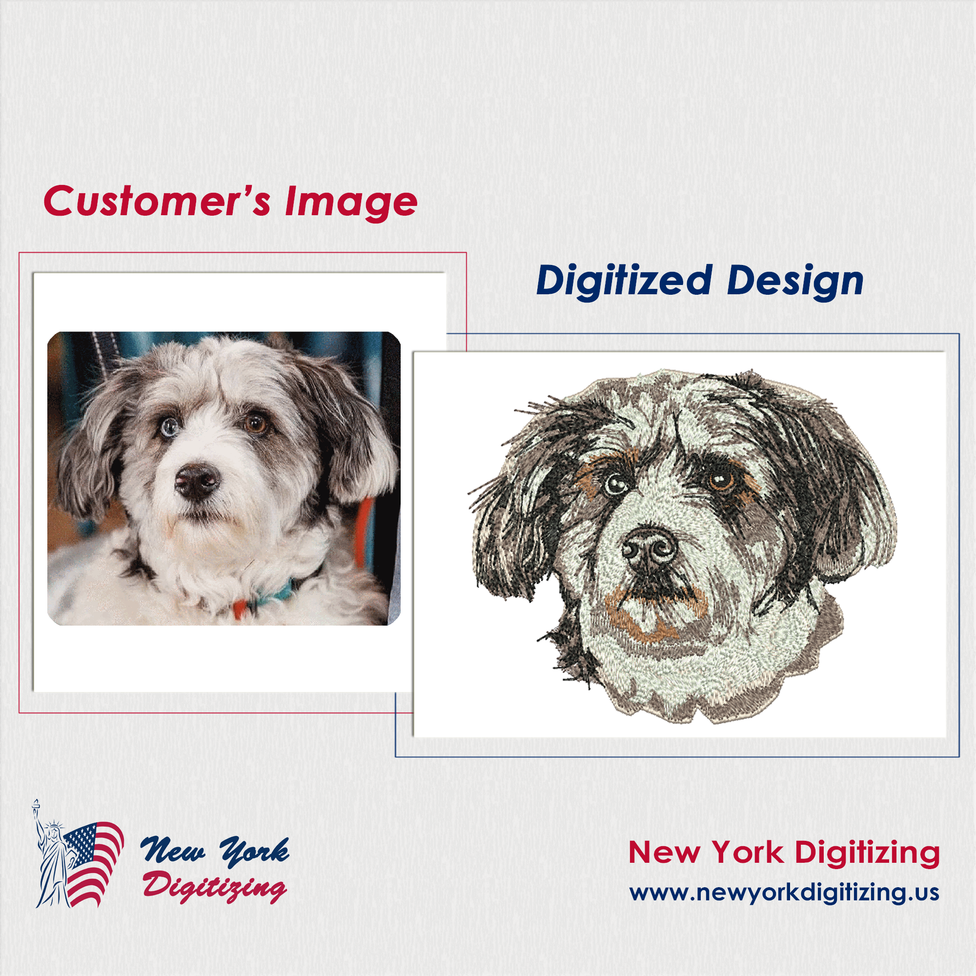 Pet Digitizing – New York Digitizing